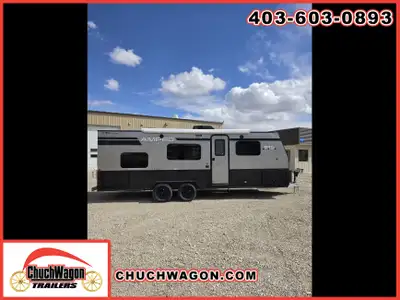 2022 - Stealth Amped 22BH Camper Trailer Aluminum frame - light weight tandem axle RV - 3500LB Torsi...