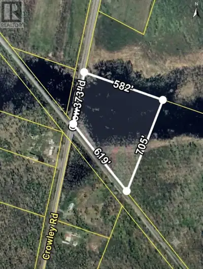 This 6.77 Acre parcel of land is currently mostly covered in a beaver damn, but there is a portion o...