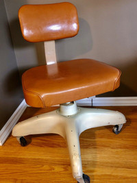 1950’s Cole    Steel Adjustable Swivel   Chair​
