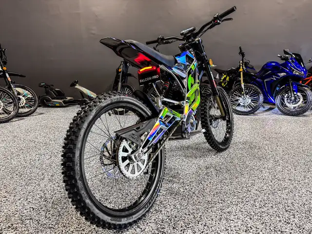 2025 79Bike Falcon Pro Electric Dirt Bike Silver Metallic in Street, Cruisers & Choppers in Strathcona County - Image 7