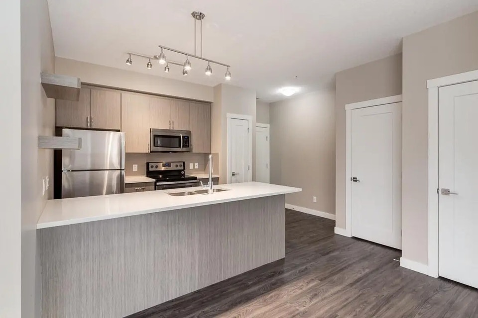 In-suite laundry, stove, oven, fridge, dishwasher, and microwave 4