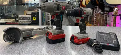 Porter Cable 3 Piece 20V Cordless Tool Set, View more