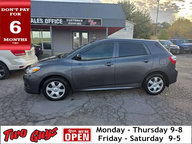 2010 Toyota Matrix Nice Local Trade In! Low Kms! One Owner!