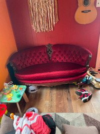 Little red couch