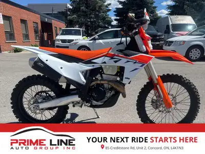 Check out this 2023 KTM 350 XC-F 4-stroke, liquid-cooled with only 12hrs on the engine. Be sure to f...