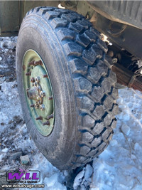 11R20 Michelin TIRES AND RIMS MILITARY SURPLUS