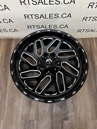 NEW Set of FOUR Fuel Triton Rims FITS Chevy GMC 2500 3500 -- rim size: 22x9.6 -- bolt pattern: 8x180...