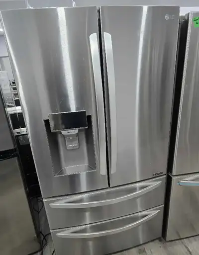 LG 36" Stainless Steel 4 Door Fridge Refrigerator Bottom Freezer, View more