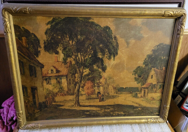 Vintage Painting on Board in Arts & Collectibles in St. Catharines - Image 2