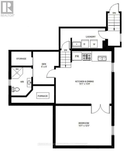 Welcome to a spacious One bedroom + Den basement, thoughtfully designed basement apartment crafted f...