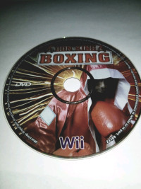 Wii  dvd game DON KING BOXING . sans l'etui