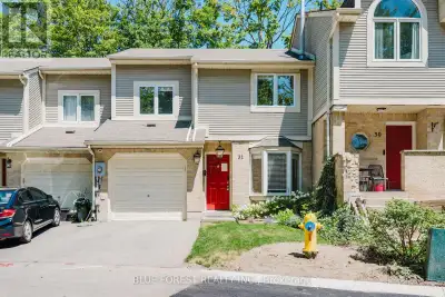 Backing directly onto a mature ravine, this three bedroom, three bathroom condo townhome offers a ra...