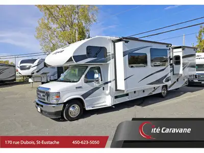 WOW motorisé Jayco Greyhawk 29MV 2022. Motorisé classe C sur châssis Ford E-450 avec moteur V8 de 7,...