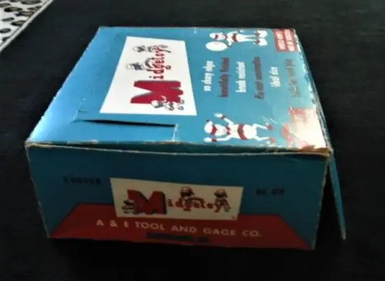 MIDGETOY 1954 STORE SALES DISPLAY BOX WITH 10 DIECAST TOYS -195463815756792451124