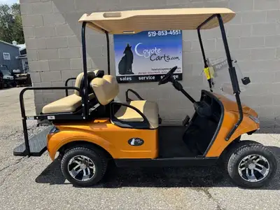 CHECK OUT THIS AWESOME COLOR!! 2017 EZGO STORM *ELECTRIC* ✔NEW rear seat ✔NEW LED lights ✔NEW turn s...