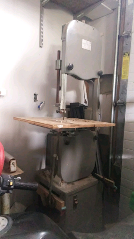 Wood and metal band saw no motor  for sale  