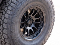 Adds: 17 Inch KMC KM727 Wrath Wheels 35 Inch Toyo Open Country A/T III Tires Mopar Reinforced Spare... (image 5)