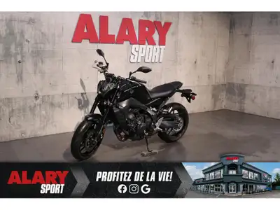 Welcome to Alary Sport Ontario Yamaha MT-09 2023 Cette MOTOCYCLETTE YAMAHA MT-09 2023 est disponible...
