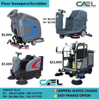 RIDE-ON Automatic Floor Scrubber/Sweeper – Brand New