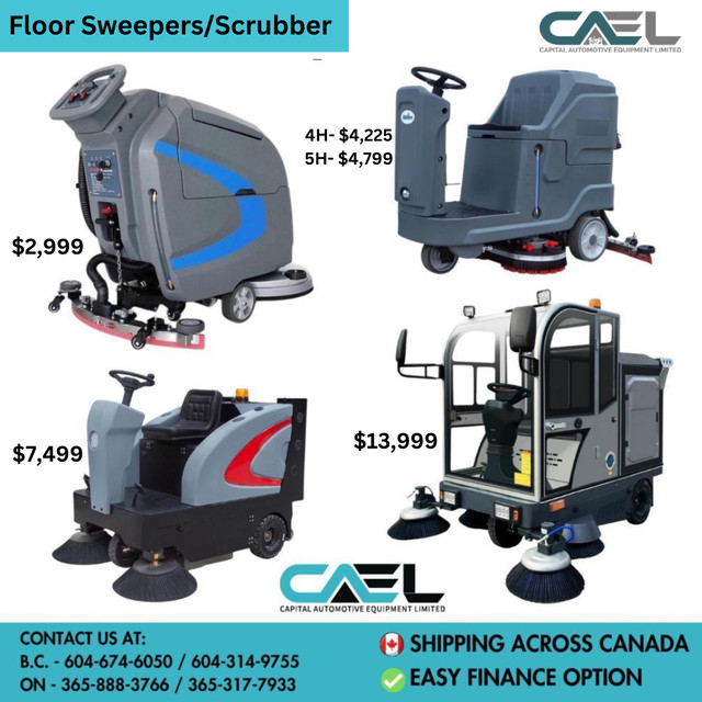 RIDE-ON Automatic Floor Scrubber/Sweeper – Brand New in Other in City of Halifax