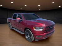 Introducing the stunning red 2023 Ram 1500 Sport 4x4 Crew Cab 5'7" Box, designed to handle the road... (image 3)