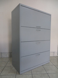 Used 4 Drawers Lateral Filing Cabinets, Lock and Key