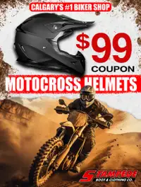 $99 COUPON MOTOCROSS HELMET SALE ON NOW!