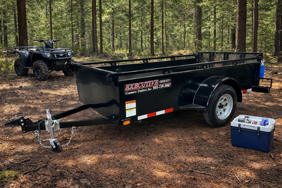 NEW 5 X 10 EXECUTIVE MODEL EXECELLENT ALL AROUND USE FOR YOUR ATV , FIRE WOOD , LANDSCAPING , BRINGI...