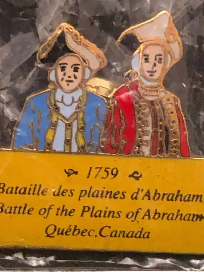 Plains of Abraham battle commemorative Canadian pin!, View more