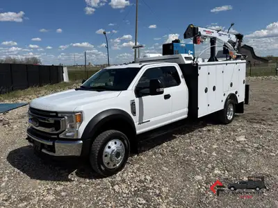 Countryside Fleet 2020 Ford F550 Extended Cab 4x4 Service Truck + 6.7L PowerStroke Diesel + 4x4 W/ A...
