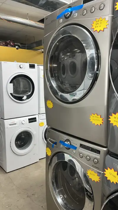 Lg 27” Stackable Washer And Dryer Tested  30-Day Warranty, View more