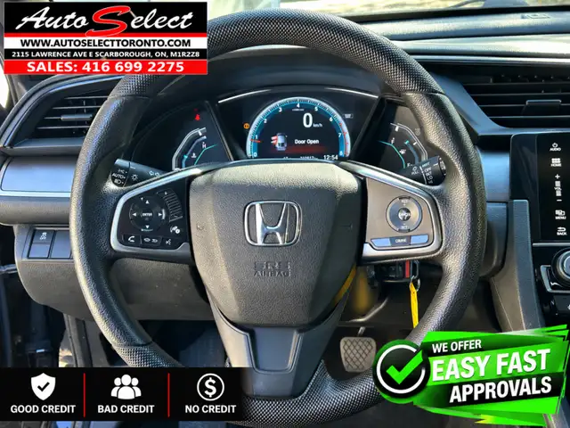 2017 Honda Civic LX **Rare 6 Speed** Backup Camera - Apple Ca... in Cars & Trucks in City of Toronto - Image 16