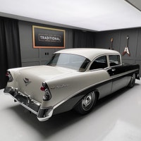 Check out this perfect 1956 Chevrolet Bel Air two door post restomod! This car is stunning! This is... (image 2)