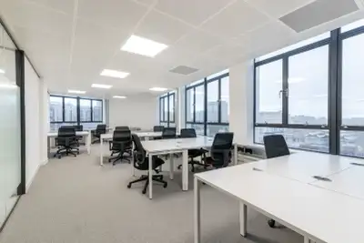 Large office space for 30 persons available for rent on flexible terms, so you can add space or even...