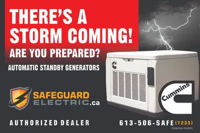 Cummins QuietConnect™ home standby generators are designed specifically for Cold Canadian Environmen...
