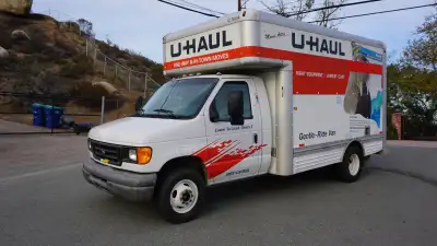 U haul cargo van with free driver-man with big van for rent SHORT NOTICE OK, top service and no hidd...