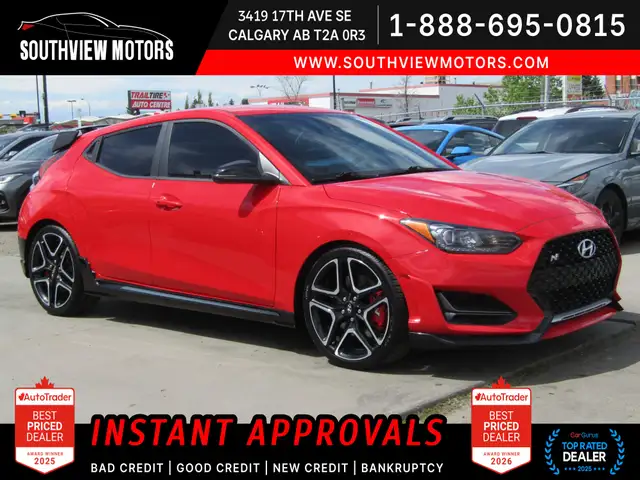 2022 Hyundai Veloster N N POWER 2.0L Turbo / Tech / Carplay / Na in Cars & Trucks in Calgary - Image 2