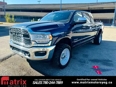 The 2020 Ram 3500 Limited 4x4 Mega Cab with a 6'4in. box is a premium, heavy-duty truck featuring a...