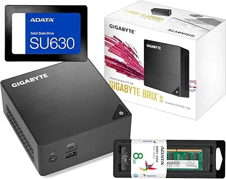 NEW GIGABYTE BRIX Ultra Compact PC Kit in System Components in Winnipeg - Image 2