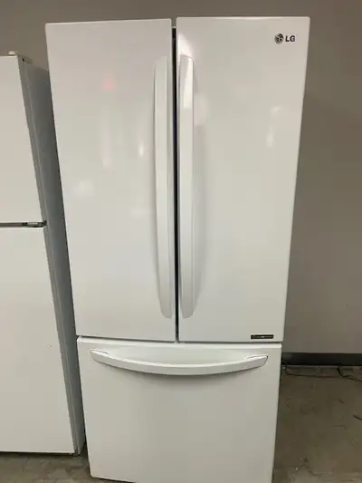 Réfrigérateur blanc 30'' portes françaises LG, View more