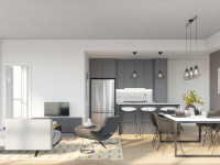 apartment for rent-logement-Sud-Ouest-4 1/2, 4.5, 2 chambres/bedrooms-Atwater Market, Canal Lachine,... (image 4)