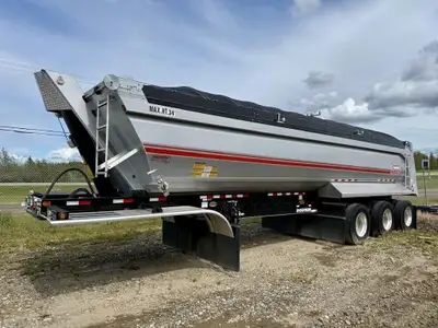 UNUSED 2023 Doepker Impact Tridem End Dump Trailer! Comes with Hardox steel, GVWR 37500 KG, air susp...