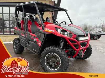 TERYX4 S 4x4! Low KM! 783cc V-twin Engine! 4 Passenger! Electric Power Steering! Electric Starter! F...