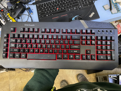 BlackWeb Programmable Gaming Keyboard - April 6th, View more