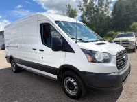 2016 Ford Transit Cargo Van Medium roof with 3.7L V6 engine, auto ac, bluetooth, shelves inside, pow... (image 1)