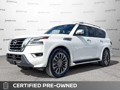 *CLEAN CARFAX * This 2023 Nissan Armada Platinum features wireless Apple CarPlay and wired Android A...