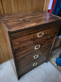 Complete Bedroom Set: Side Table, 2 Dressers, Mirror, and Bed