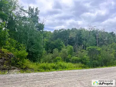 Beau terrain boisé situé dans un secteur familial recherché et extrêmement paisible. Terrain situé:...