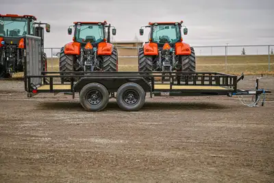 Welcome to Tractorland Trailers! Brand new 2026 Load Trail 83" x 16' utility trailer. Durable, heavy...