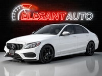 2017 Mercedes Benz C-300 AMG SPORT White Exterior on Grey Interior comes with Navigation and Back up... (image 2)